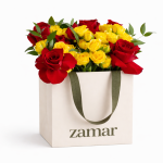 this is a floral box design from zamarqa.com in doha qatar.
